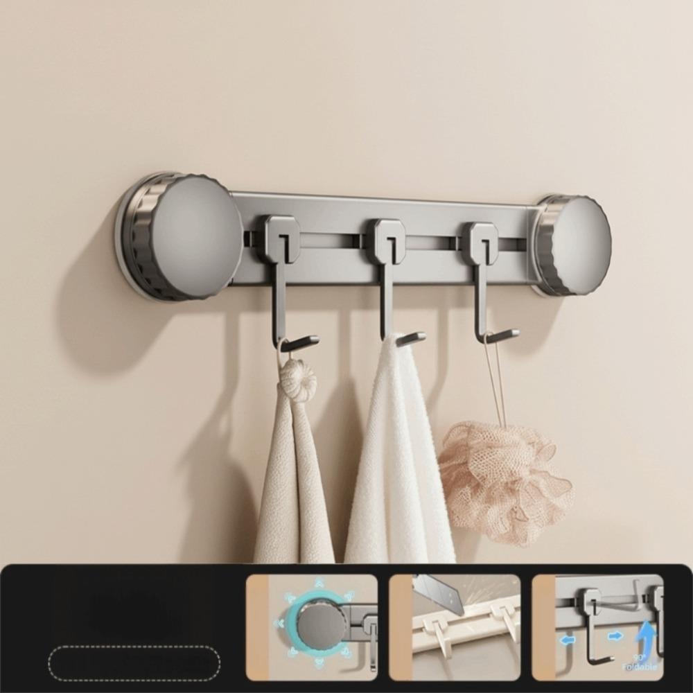No Drilling Hanging Clothes Hooks Wall-Mounted Kitchen Storage Hooks  for Home