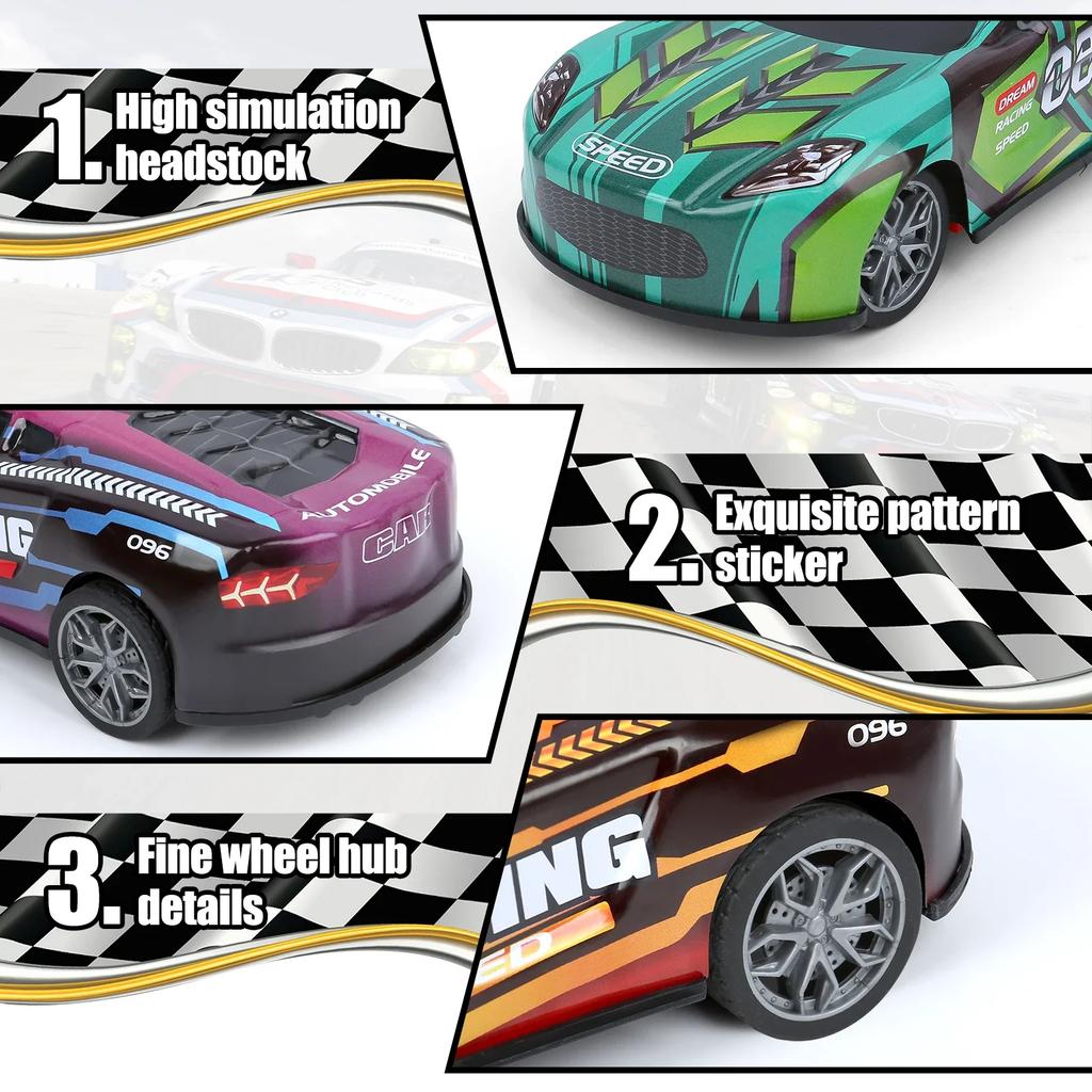 Rc Car Drift Racing Cars 2.4G Remote Control Model High Speed Off-Road Race Vehicles Competition Toys for Children Boys Kids