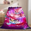 1PC Majin Buu  Print Flannel Blanket, High quality All Seasons, Home Decor, Warmth and Comfort, Perfect for Christmas Gifts
