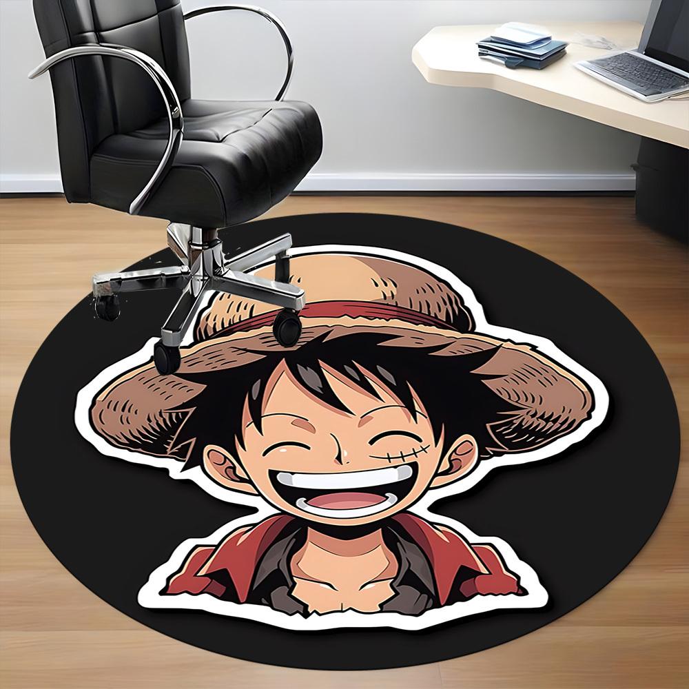 StrawHat Office Round Area Rug,  Under Office Chairs Bedroom Living Room Home Decor A0908173