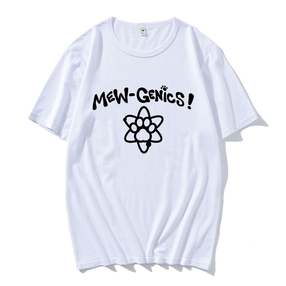 

MEWGENicS Icon Graphic T-shirt Unisex Streetwear Short Sleeve Cotton O-neck Tshirts Casual Summer Comfortable Male T Shirt Merch XXL білий