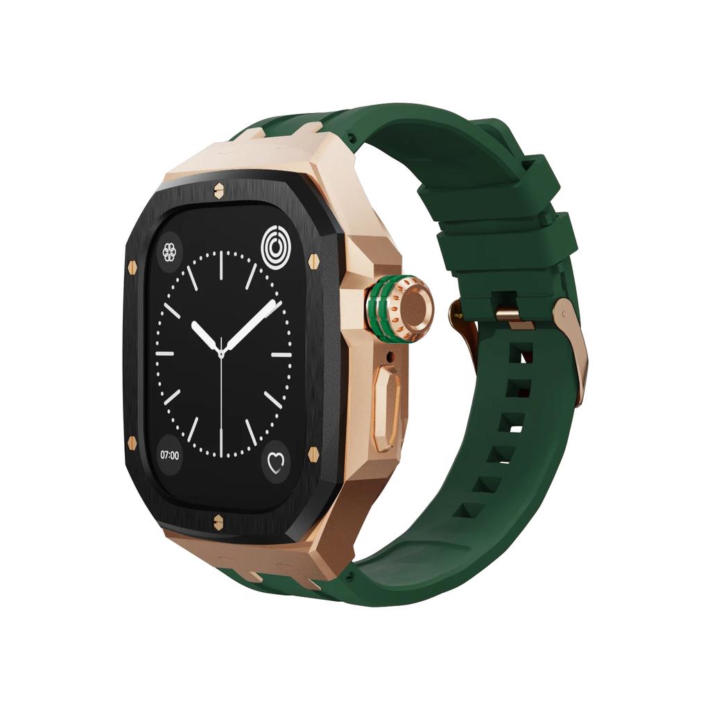 Kit di Modifica di Lusso per Apple Watch Ultra 2/Ultra 49MM Cinturino+Cassa in Acciaio Inossidabile per IWatch Serie 49mm Accessori