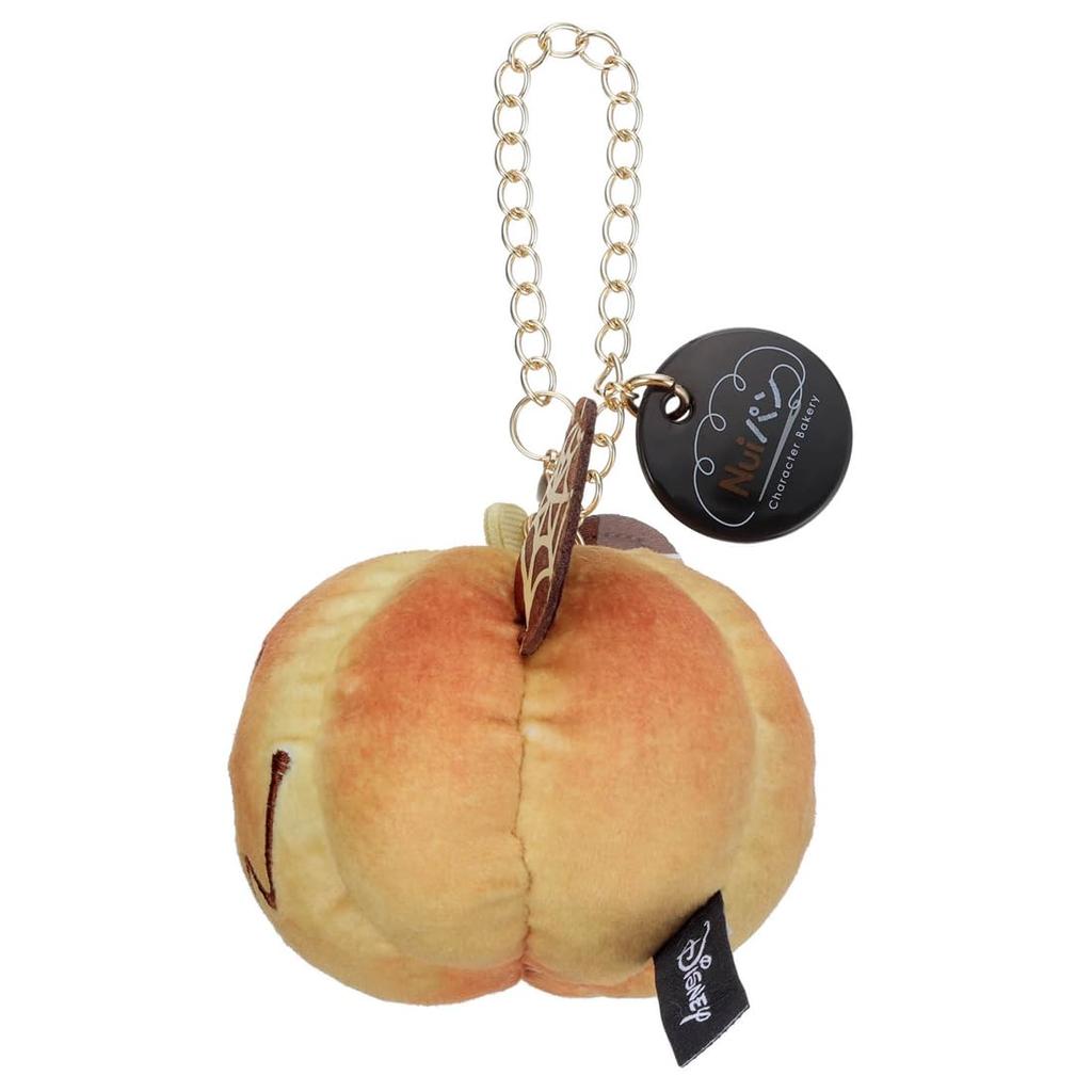 Takara Tomy Arts (TAKARATOMY A.R.T.S) Disney Character Nui Pan Chain Strap Mascot Pumpkin Bread Mickey Mouse Plush Toy, Approx. 11cm Wide