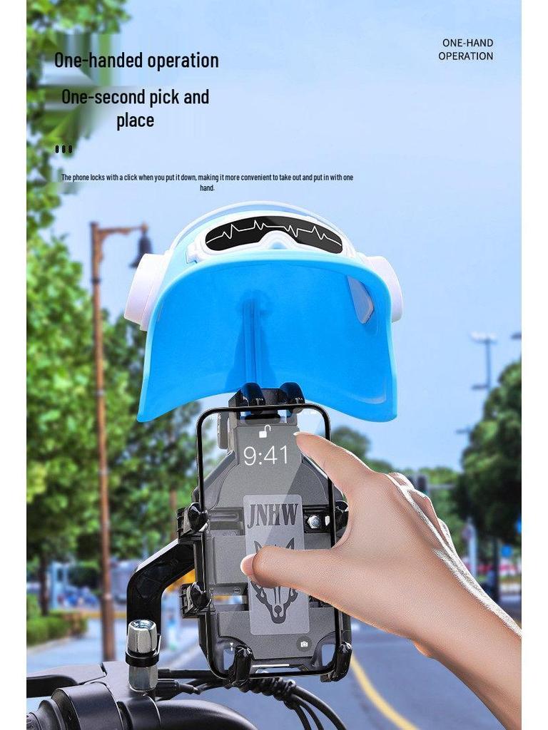 Support de téléphone pour voiture et vélo électrique - Antichoc, Support de navigation pour moto et vélo