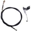 22mm Brake Lever Left Hand with Rear Brake Cable Compatible with Mini Bikes for