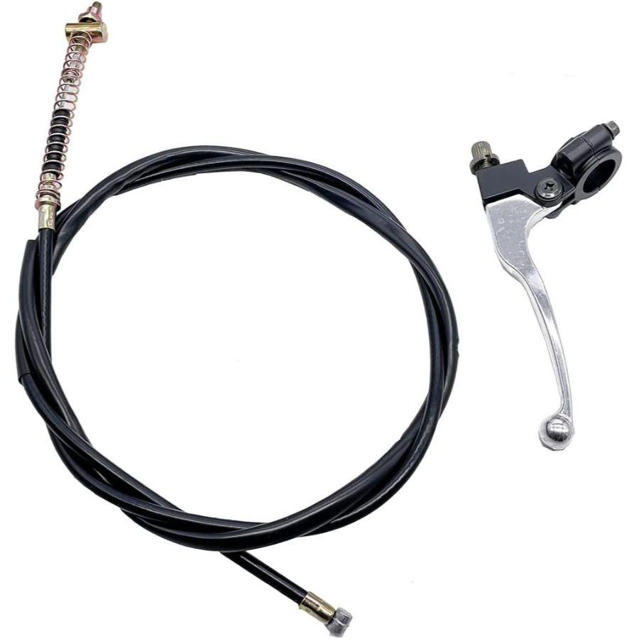 22mm Brake Lever Left Hand with Rear Brake Cable Compatible with Mini Bikes for