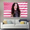 D-Daniela Avanzini Tapestry American Flag Wall Art Kawaii Room Decor Aesthetic Room Decoration Accessories For Fans Party