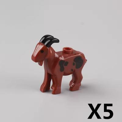 City Animal Zoo Farm MOC Building Block Pig Chicken Sheep Crocodiles Panda Dolphin Eagle Kit Turtle Goldfish Dog Bricks Toy K138