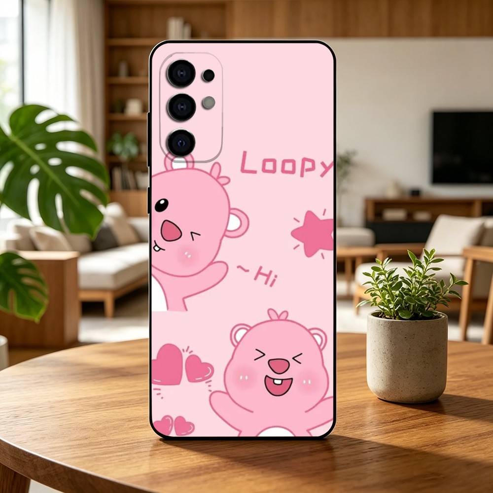 FOR C-Cute L-Loopys Gift Phone Case For Samsung S25,S24,S21,S22,S23,S30,Ultra,S20,Plus,Fe,Lite,Note,10,Black Cover