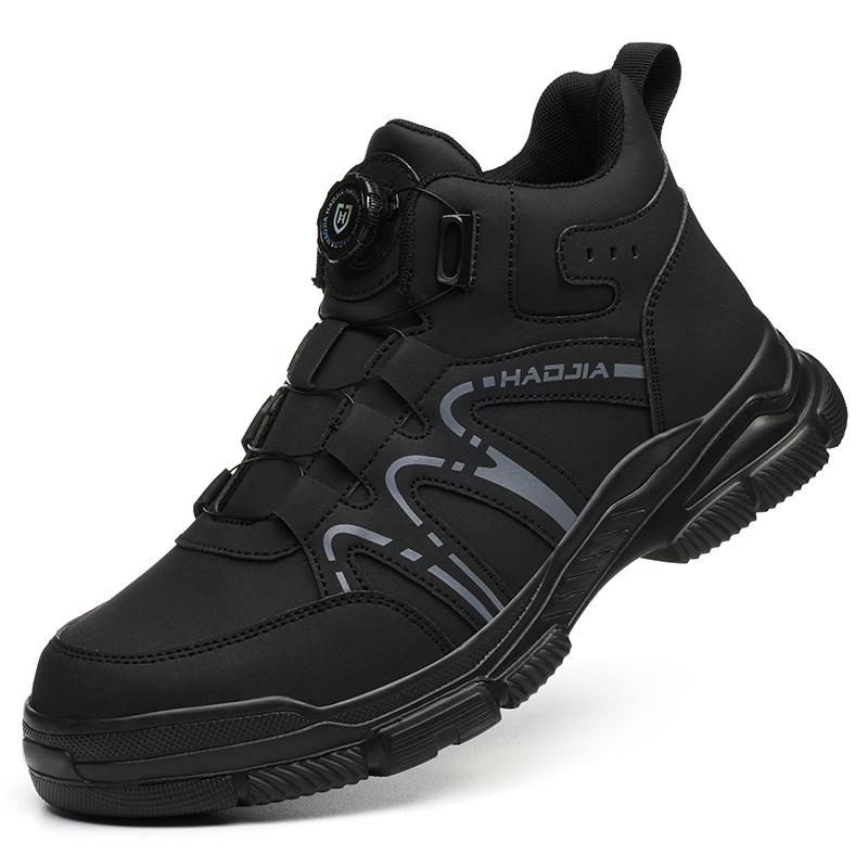 Fashion Men New Safety Shoes Anti-smash Work Shoes Anti Puncture Steel Toe Shoes Security Boots Work Sneakers Protection Shoes