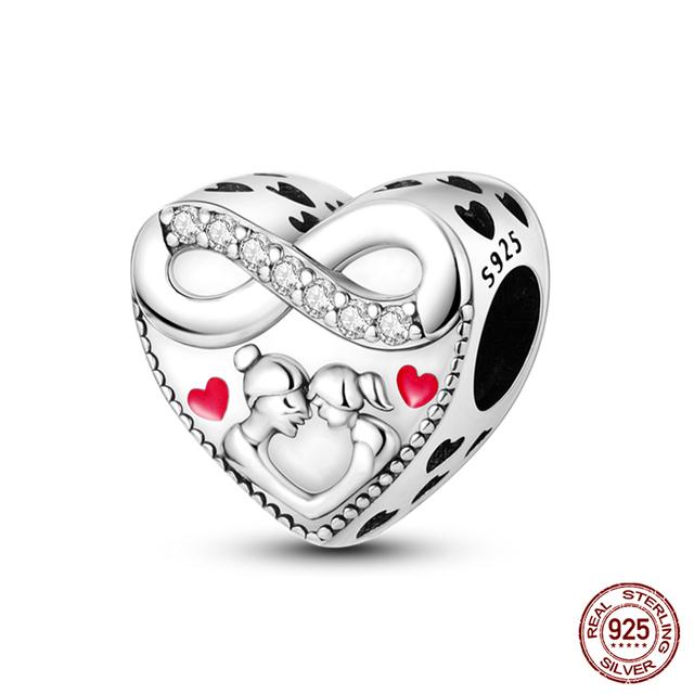 Moda 925 Prata Esterlina Bolsa Bagagem Charms Contas Fit Fasion 925 Pulseiras Finas Aniversário DIY Jóias Fazendo