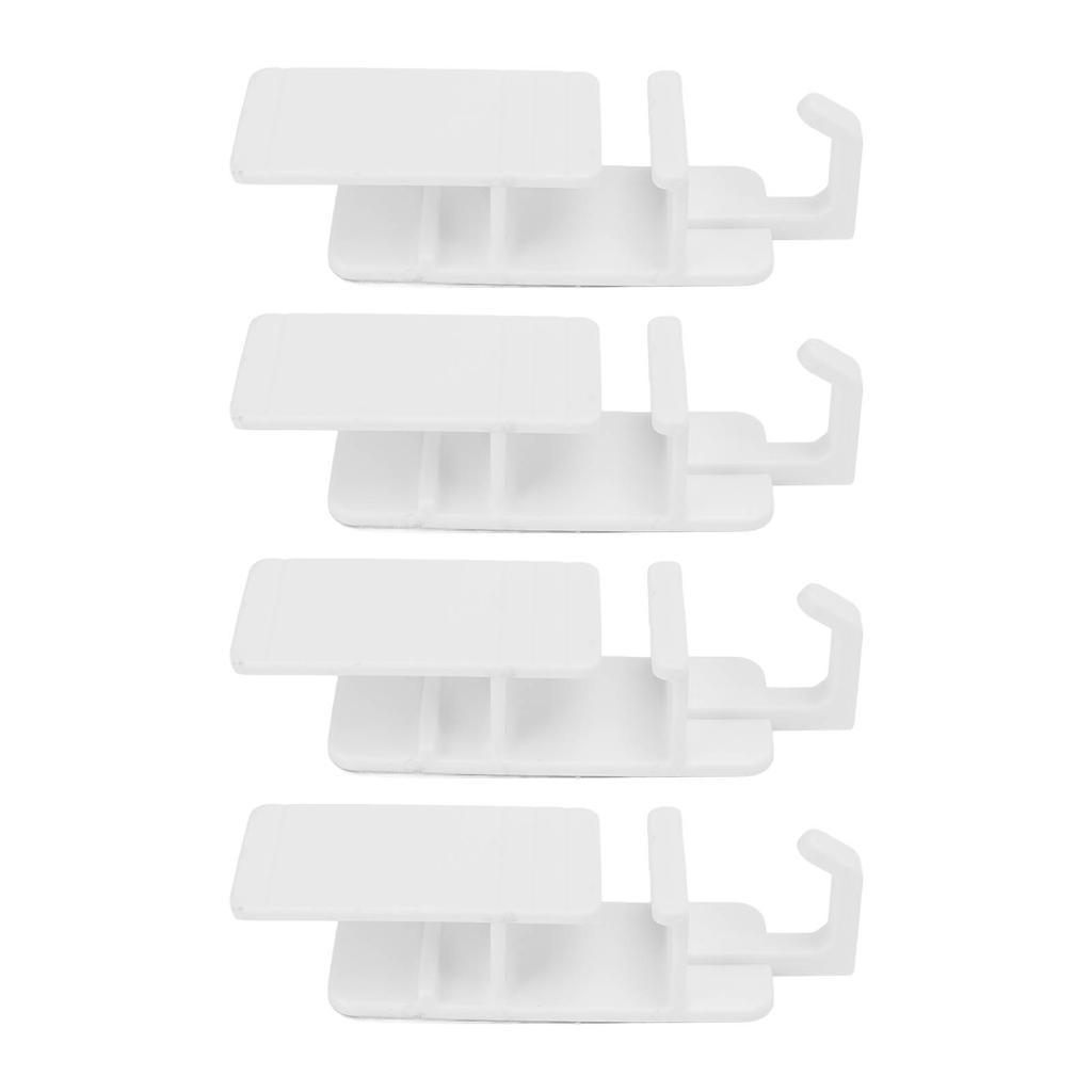 4 szt. Haczyki łazienkowe Dobra przyczepność Wodoodporne Antypoślizgowe Duże haczyki użytkowe do Kuchni Salonów Łazienek Sypialni