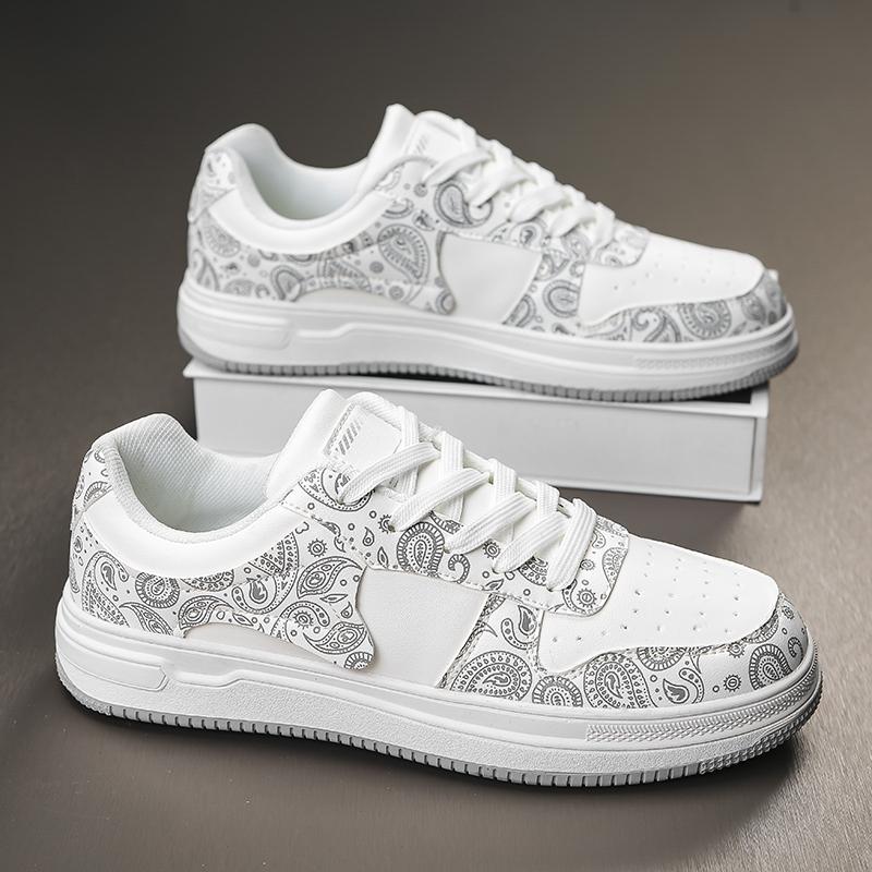 Nowe buty na deskorolkę z owoców nerkowca, buty białe w stylu hongkońskim, buty niskie, duży rozmiar, modne buty 39-47