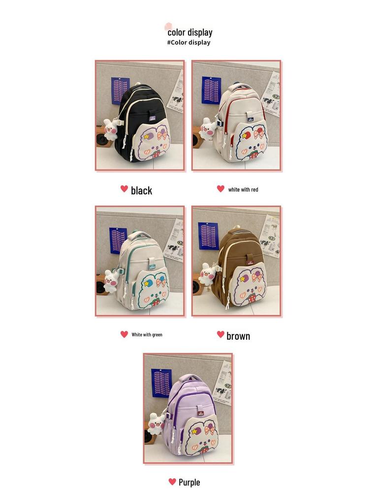 2025 Podzimní Módní Roztomilý Kreslený Školní Batoh s Velkou Kapacitou