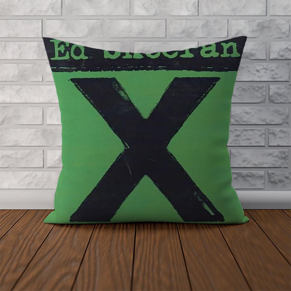Singer EEd Sheeran Pillow Case For Car Sofa Decorative Home Doublesided Print Plush Square Throw Pillow Cushion Cover