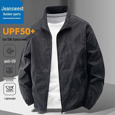 Jeanswest Men's Summer Quick-Dry UV Protection Jacket
