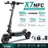 TOURSOR X7 Electric Scooter 9000W Motor Foldable 100km/h Speed 70km Range 72V 40AH Battery 11-inch Tires for Adults