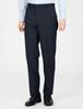 Takakyu Washable Stretch Shiny Wool Blend Regular Fit A4 Size Men's Two-Button Suit, Navy, 110013343701223,