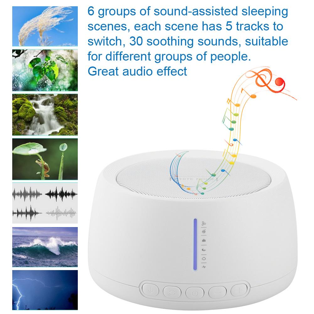 White Noise Machine Timing Music Sleep Aid Device Sound Relaxation Sleep Sound Machine