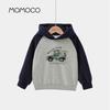 MOMOCO Boys' Winter Casual Colorblock Hoodie