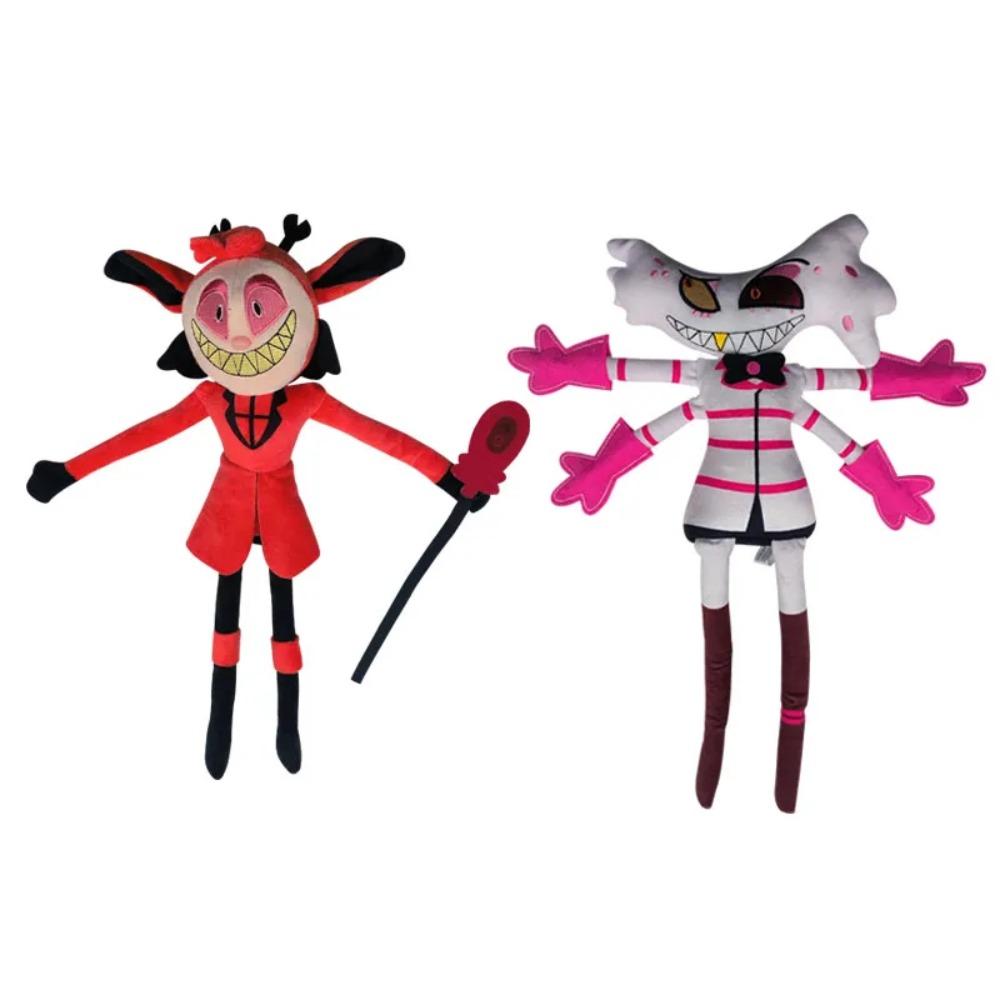 Nuevo 45CM El Increíble Hotel Hazbin Alastor Dibujos Animados Anime Peluches Juguetes Peluche Relleno Periférico Regalo de Navidad Regalo de Cumpleaños