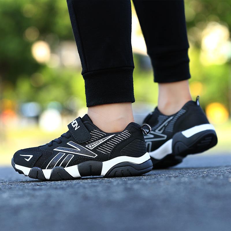 Classmate Boys Sports Shoes Waterproof and Non-slip Mesh Breathable Middle School Children and Primary School Students Walking Shoes