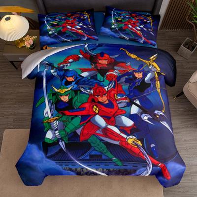 Ronin Warriors Bettbezug-Set King Queen Double Full Twin Einzelgröße Bettwäsche-Set