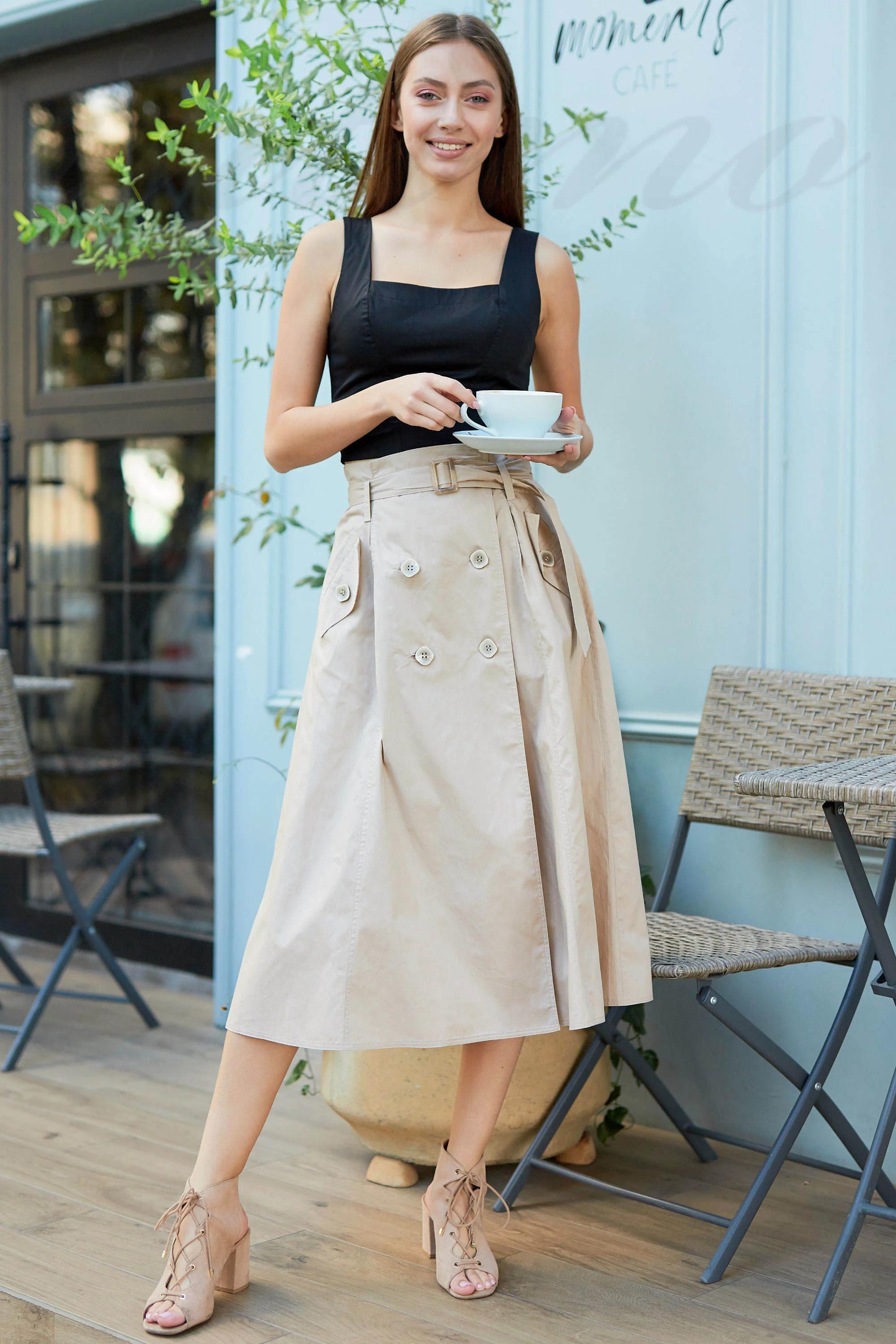 

Спідниця Ora (62085) 42(S) тілесний