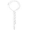 Hot-Selling Pearl Back Chain, Simple European and American Bridal Dress with Diamond-Encrusted Backless Back Chain, Elegant and Fashionable Accessory