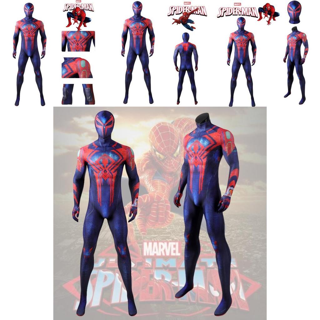Spider-Man Cosplay-Overall-Kostüm für Gaming- und Comic-Fans