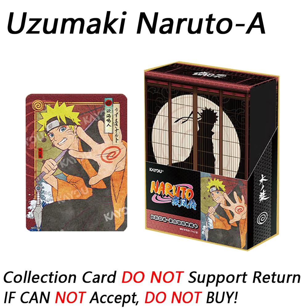 New Genuine Naruto Collection Cards Anime Nara Shikamaru Uchiha Sasuke The Tale of Heroes Exquisite Hokage Card Fans Gifts