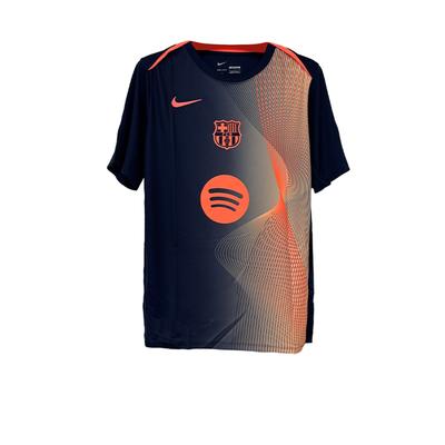 Dri-Fit 25-26 Barcelona Comfortable Versatile Pullover Short Sleeve Football Shirt Unisex Tops HM3437-411