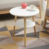 Nordic Triangle Coffee Table - Modern Minimalist Design, Multi-purpose Small Round Table, Perfect for Solo Living or Sofa Side Table.