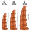 Silicone Wave Butt Plug Couple Sexy Masturbation Anus Sex Toy Men and Women Wear Anti-off Chrysanthemum Expansion Dildos