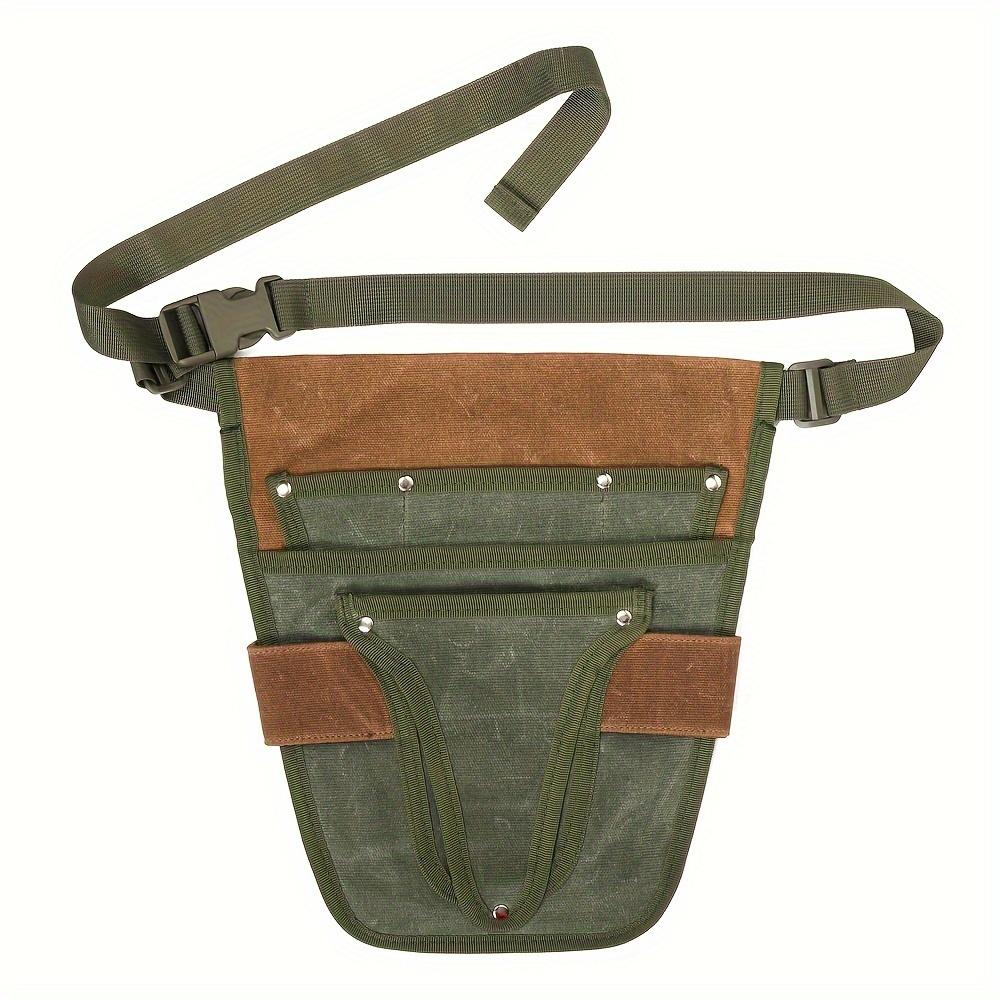 [Garden Tool Belt] Garden Tool Belt - Garden Canvas Belt - Tool Bag with Multiple Pocket Storage - Portable Men Women Tool Bag