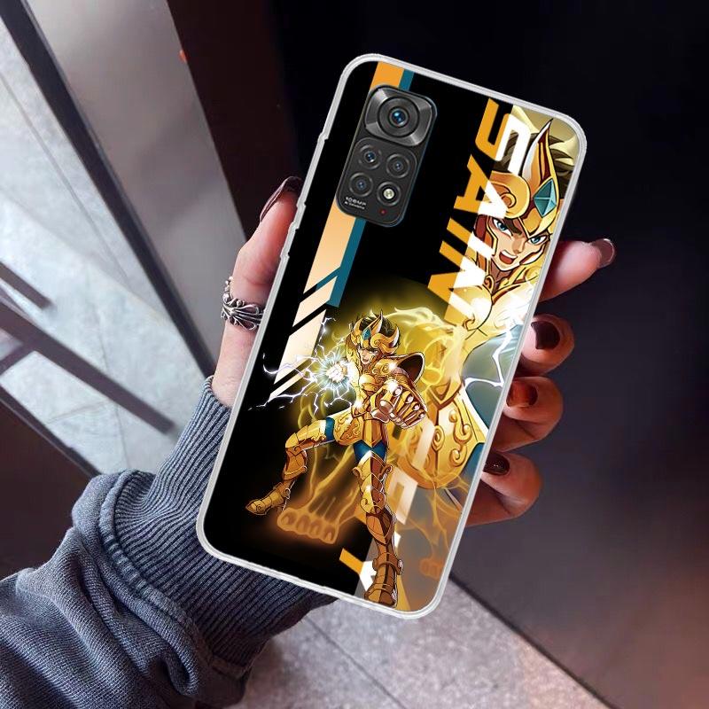 Anime Saint Seiya Phone Case for Xiaomi Redmi Note 15 14 14S 13 12 12S 11 Pro Plus 11E 11T 11S 10S 5G Soft Cover Fundas Redmi No