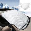 Puntos Car Auto Snow Ice Protector Visor Sun Shade Fornt Rear Windshield Cover Shields