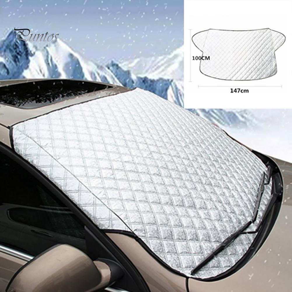 Puntos Car Auto Snow Ice Protector Vizor Parasolar Fornt Acoperire Parbriz Spate Scuturi