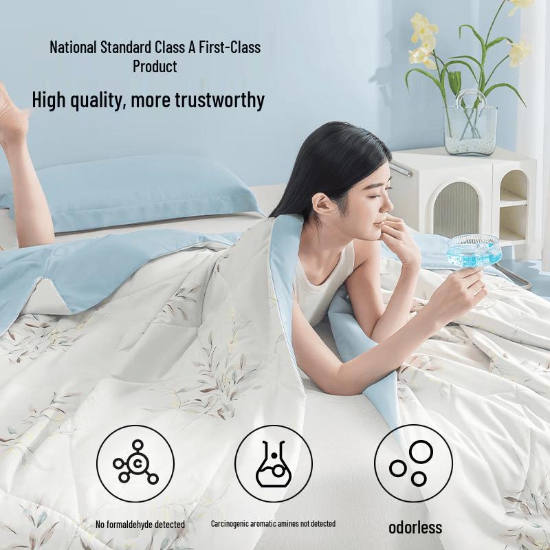Jingdong Crafted Ice Silk Cooling Comforter