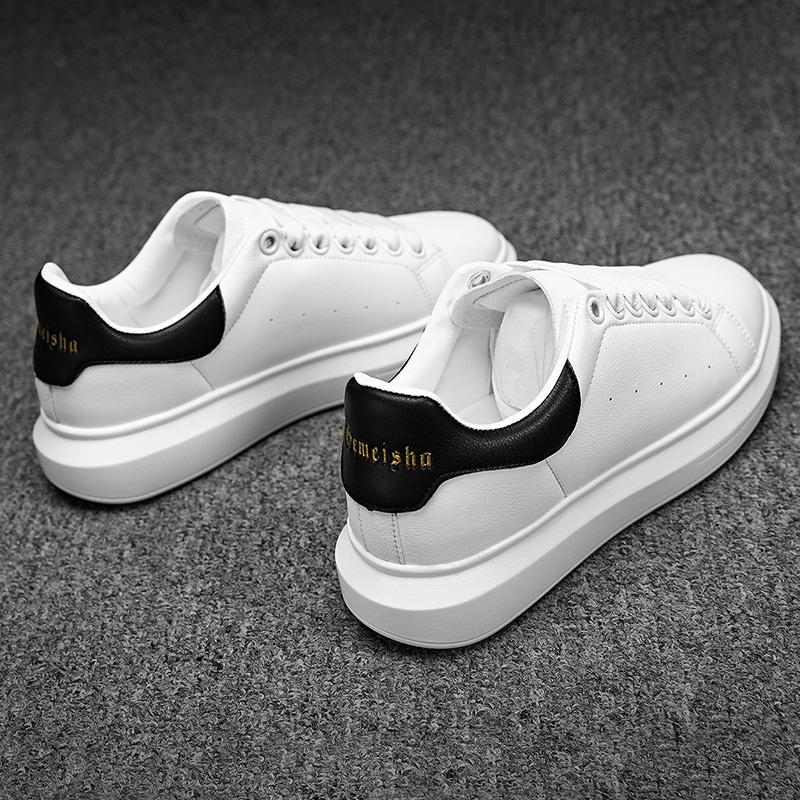 Pantofi de Cuplu Groși de Lux la Modă Bărbați 36~45 Adidași de Piele la Modă Bărbat Femei Încălțăminte Casual Tenis Alb Pantofi Sport de Alergare