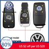 For VW Volkswagen Jetta MK5 Golf 5/10Pcs 14mm Car Key Emblem Stickers Auto Door Keyhole Logo Decals For Volkswagen VW GTI Golf A
