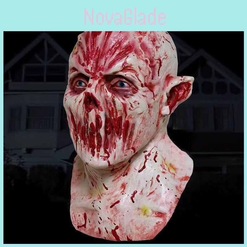 Horror Mask For Halloween With Imported Latex Material And Diy Design For Costumes And Escape Room Props