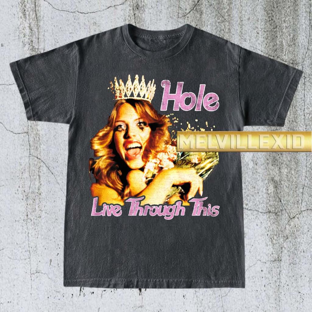 Vintage Hole Live Through This Shirt, Band Tee, Rock Music T-shirt, Alternative Rock Shirt, Music Lover, Concert Tee, Unisex T-Shirt MV55