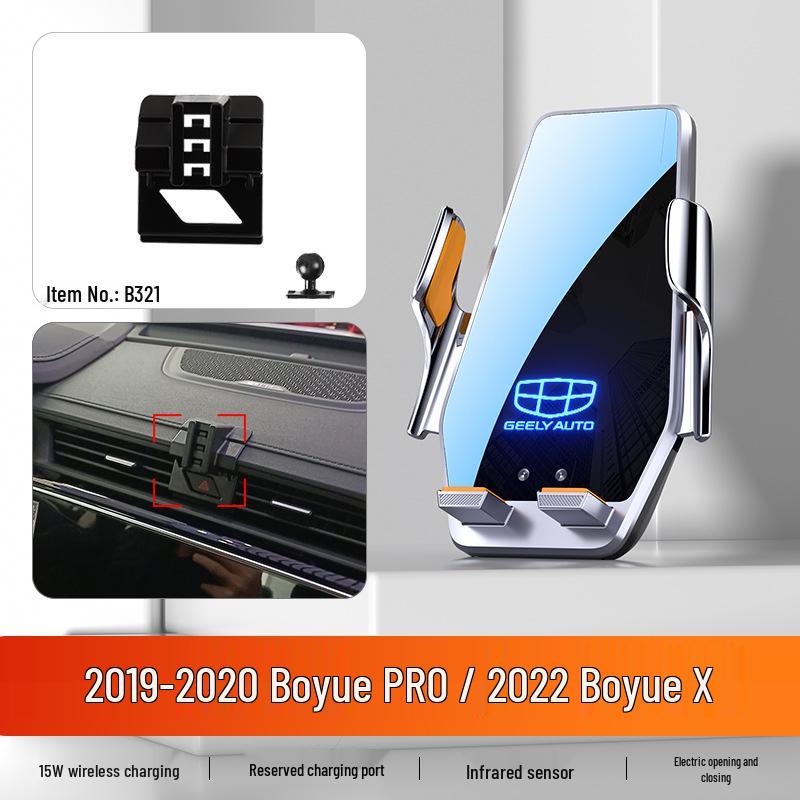 Car Phone Holder for Geely Boyue PRO, Vision S1/X3/X6, Emgrand GL/GS