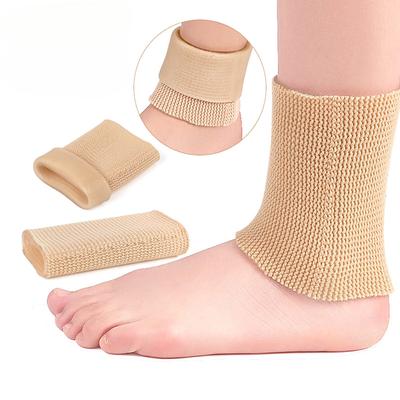 1/2 STÜCKE Knöchelmanschette Handgelenkschienen Silikongel Feuchtigkeitsspendende Ferse Spa Socken Pflege Fersenriss Anti-Trockenheit Anti-Riss