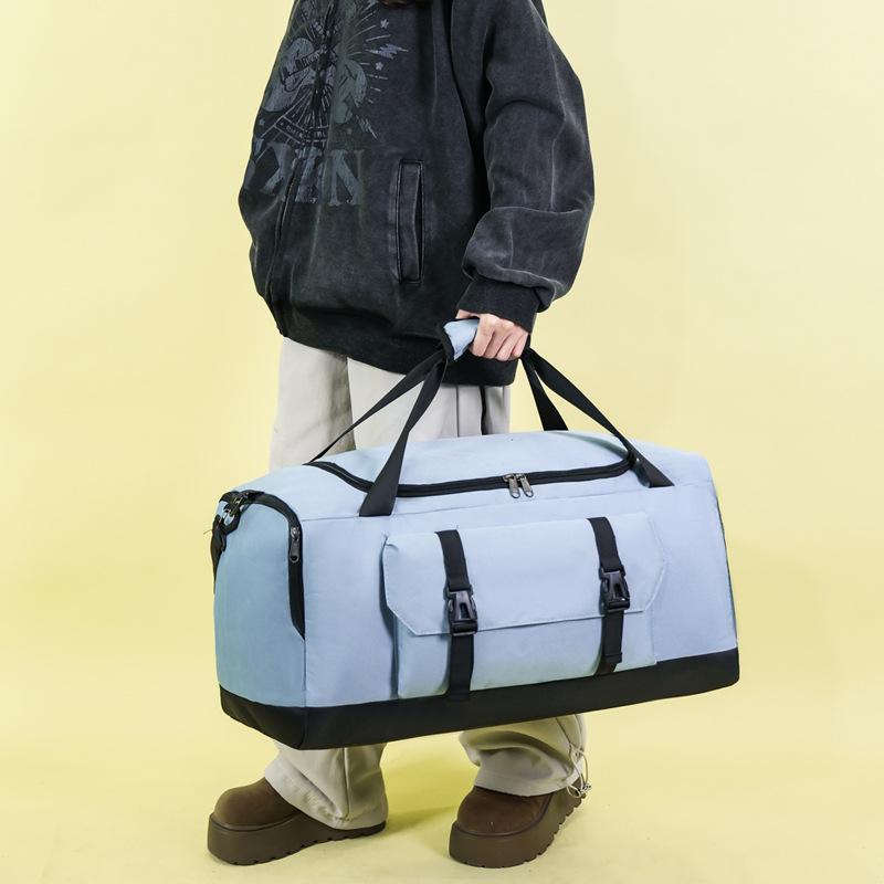 Men and Women's Large-capacity Yoga Bag with Shoe Storage Pressure Relief Handbags Dry and Wet Separation Training Gym Bag