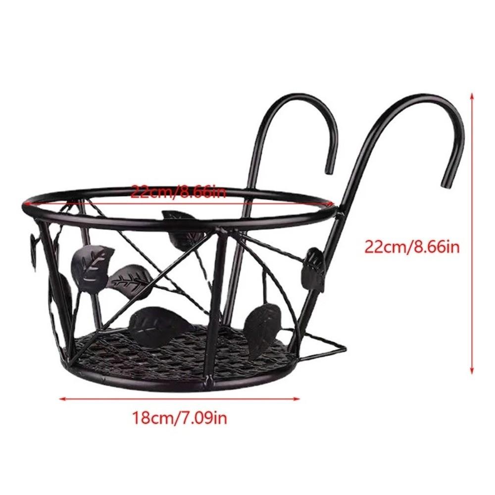Unique Hanging Basket Heavy Duty Hanging Planter Stand Durable Flower Pot Holder Outdoor Use
