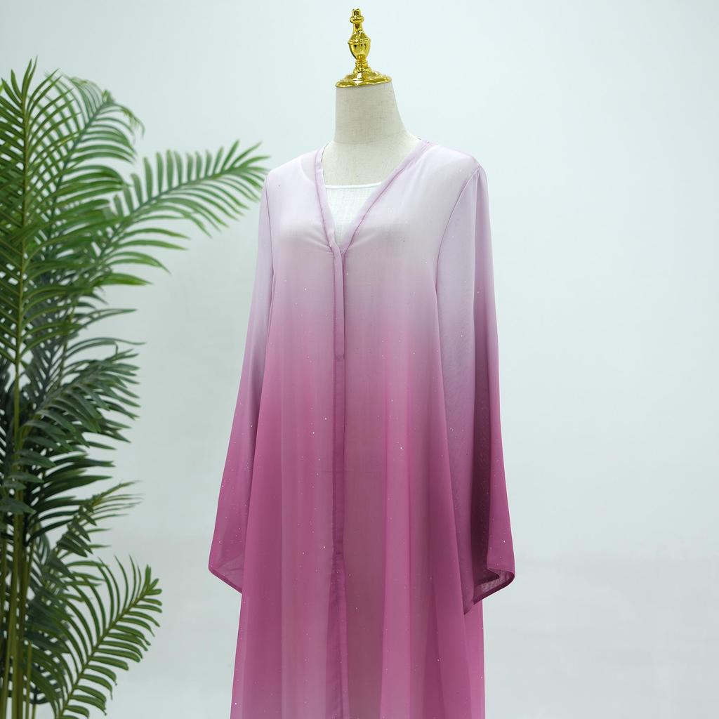 Opaska na głowę Loriya Gradient Color i codzienny kardigan imprezowy LR841 z 2024 roku