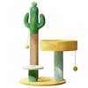Compact Cat Scratching Post With Flower Design Climbing Platform Toy Indoor Cats