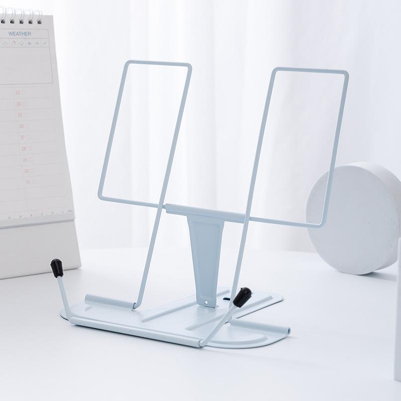 Multifunctional Portable Book Stand - Adjustable Reading Holder for Books, Tablets & Notebooks (Hands-Free Design)